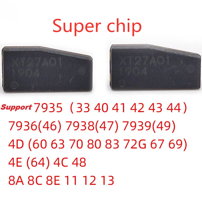 10vnt/daug Xhorse VVDI Super Chip XT27 XT27A66 A01 auto atsakiklis pagrindinių lustą Nuotrauka 0