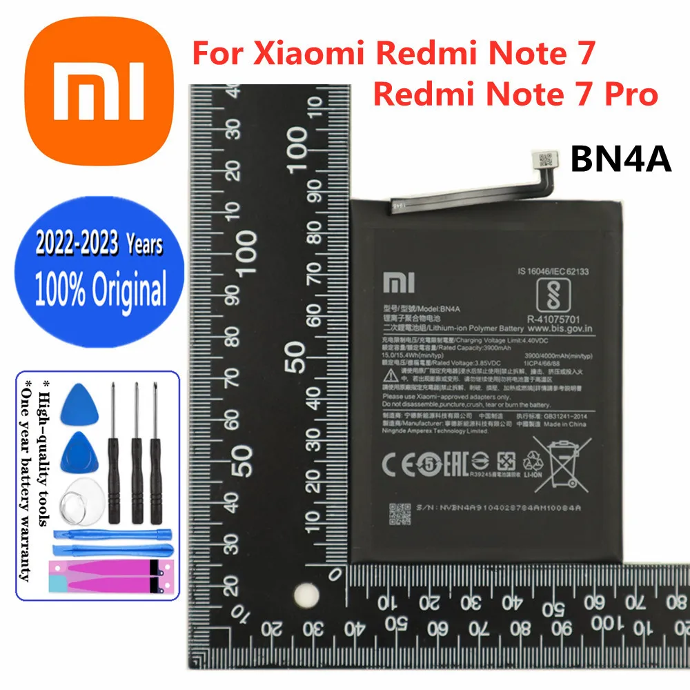 2023 Naujas 4000mAh BN4A Xiao mi originalios Baterijos Xiaomi Redmi Note7 7 Pastaba Pro M1901F7C Originali Telefono Baterijos Baterijų + Įrankio Nuotrauka 0