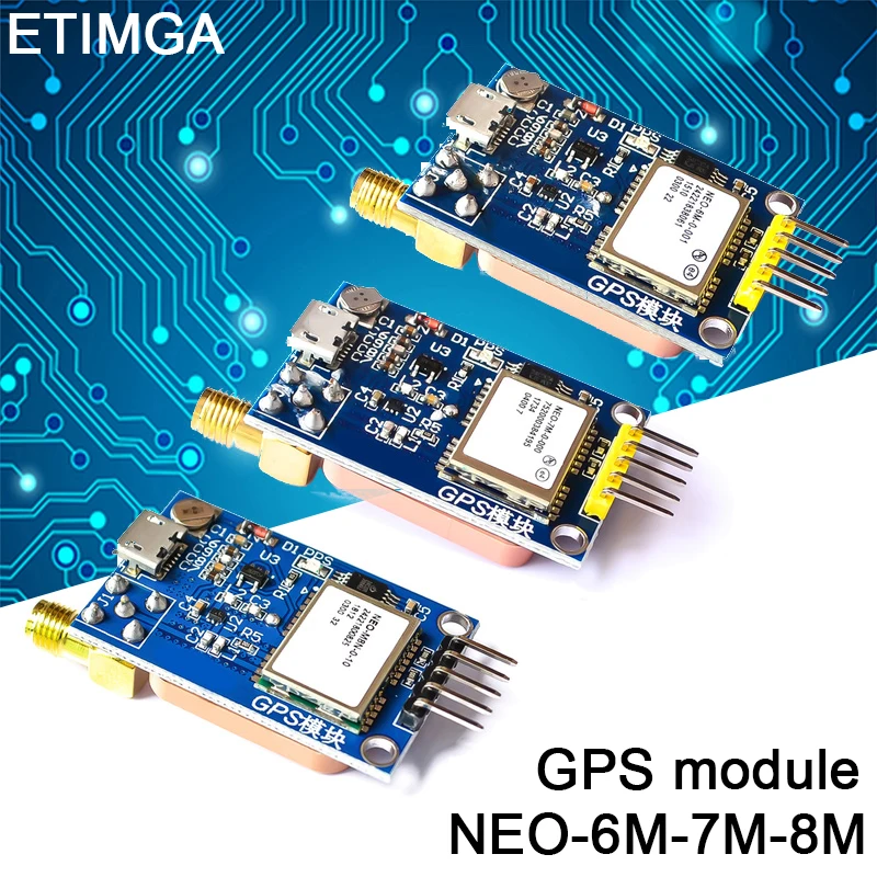 GPS Neo-6m NEO-7M NEO-8M Palydovinės Padėties nustatymo Modulis Plėtros Taryba Arduino STM32 C51 51 MCU Mikrovaldiklių Nuotrauka 0
