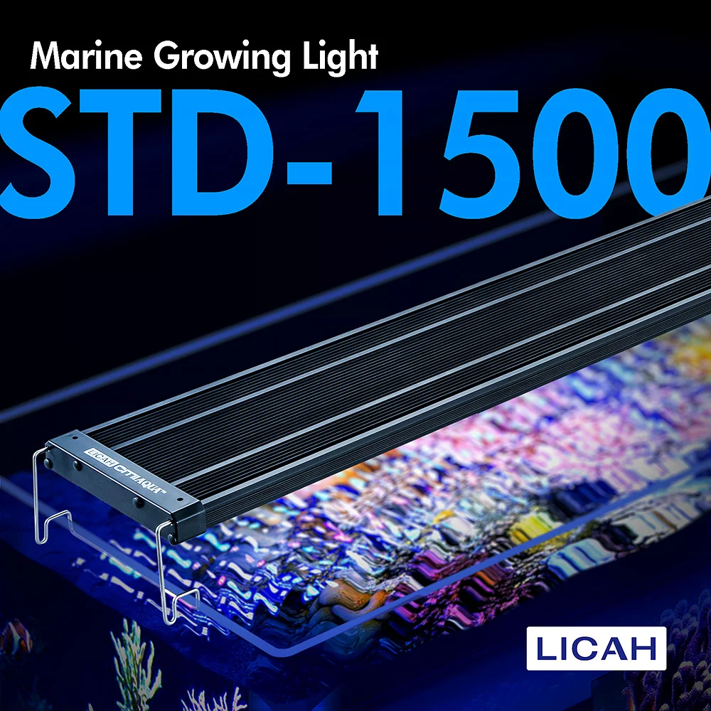 LICAH Jūrų Akvariumas LED ŠVIESOS STD-1500 Nuotrauka 0