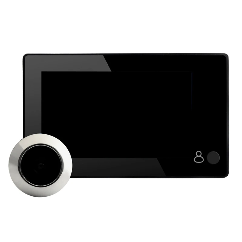 Mažmeninės prekybos 4.3 colių HD Durų Akutė 145 Laipsnių Plataus Kampo Digital Smart Doorbell TFT Spalvotas Durys Akių Namų Saugumo kamerų Stebėti Nuotrauka 0