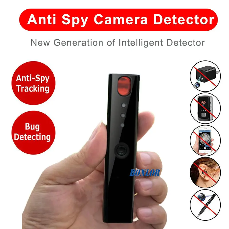 Mini Anti Spy Hidden Camera Detektoriaus Rašiklį LED Infraraudonųjų spindulių Nuskaitymo RF Signalo Aptikimo Belaidžio Klaidą Mikro Kameros GSM GPS Tracker Ieškiklis Nuotrauka 0