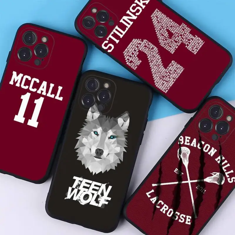TEEN WOLF Teen Wolf Telefono dėklas Skirtas iPhone 14 11 12 13 Mini Pro XS Max Padengti 6 7 8 Plus X XR SE 2020 Funda Shell Nuotrauka 0