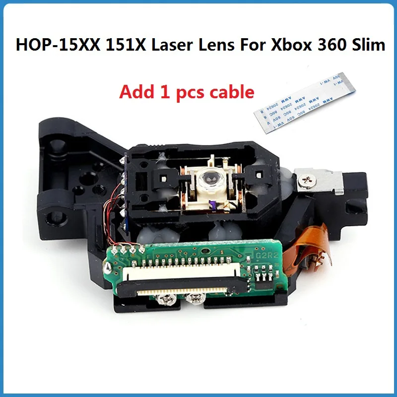 Už XBOX360 Slim HOP-15XX Kabelis 151 Lazerio Galvutė Objektyvas Kabelį, Plonas Mašina 15xx Optinio Disko Pakeitimo Nuotrauka 0