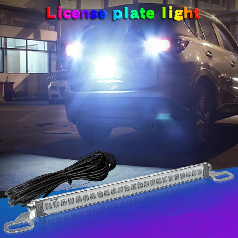 12V LED Skaičius Licenciją Plokštelės Lengvųjų Automobilių motociklų atsarginės žibintas stabdžių žibintas posūkio signalo Šildomi modifikacijos žibintai Nuotrauka 1