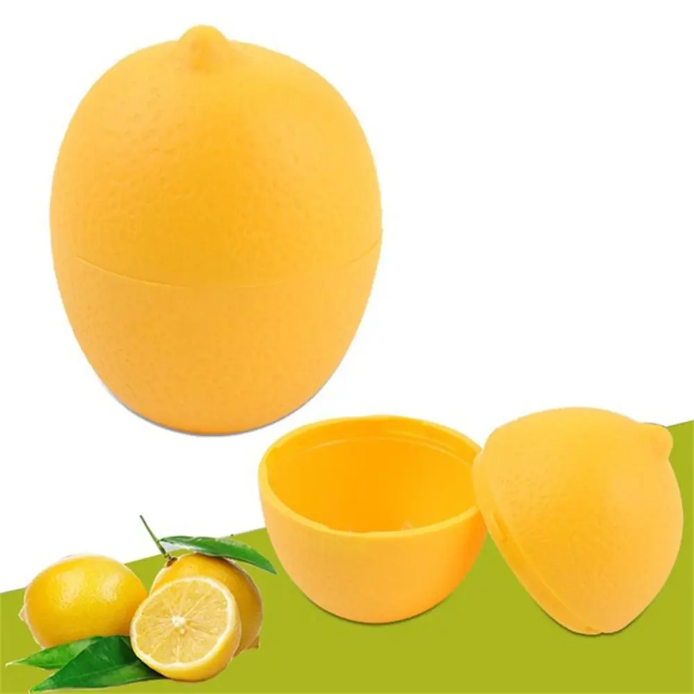 1pc Naujų Šviežių Apelsinų Saugojimo lango Turėtojas Lemon Lime Užsklanda Plastiko Konteinerį Atveju Orange Formos Drėgmei atsparus Langelis Vaisių Nuotrauka 1