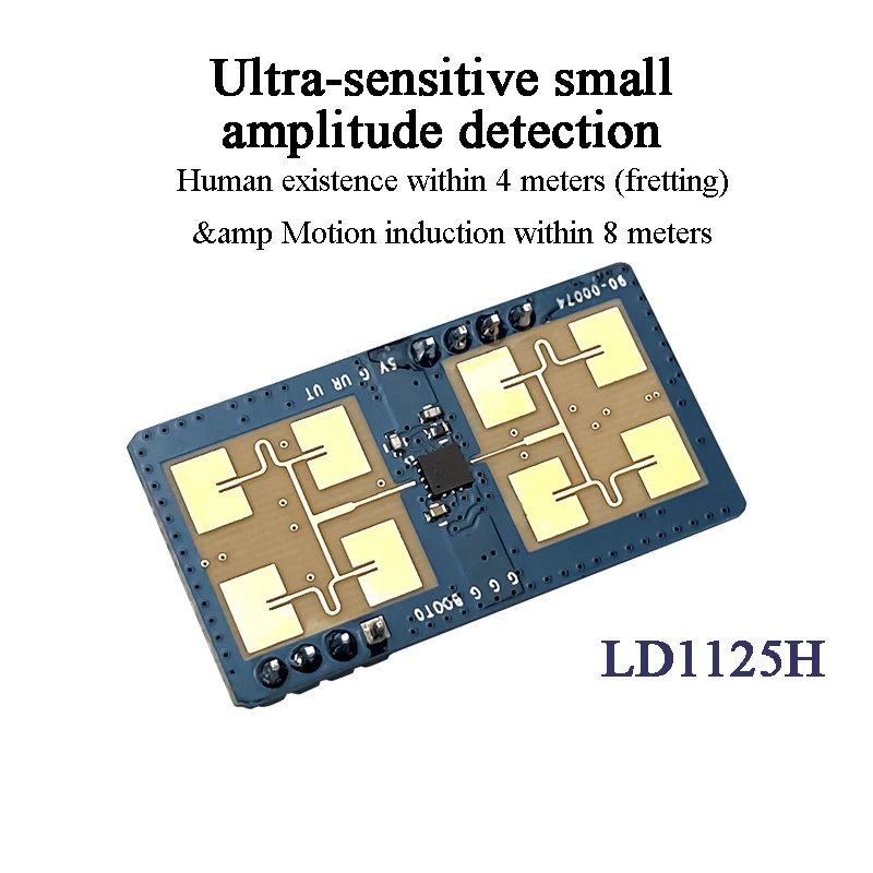 2vnt LD1125H nemokamas pristatymas 24G milimetras bangos radaro modulio žmogaus buvimo jutiklis kvėpavimo indukcijos mobiliojo svyruoja detektorius Nuotrauka 1