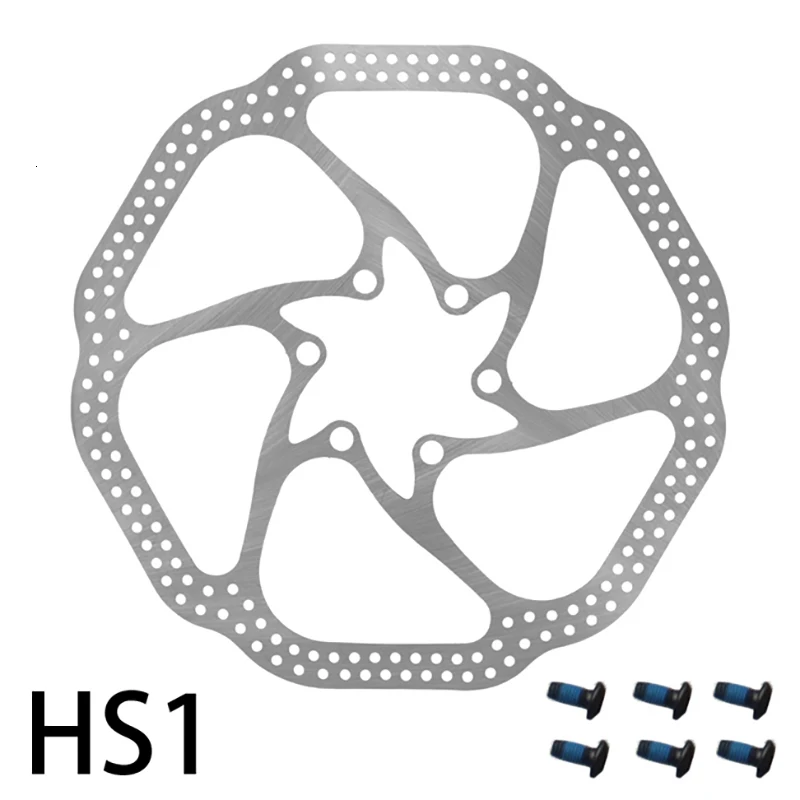 aukštos kokybės MTB/road diskiniai stabdžiai/cyclocross dviračių stabdžių diskas, 6-bolt,centrinės 160mm 180mm dviračių stabdžių rotorius,su varžtais HS1 G3 Nuotrauka 1