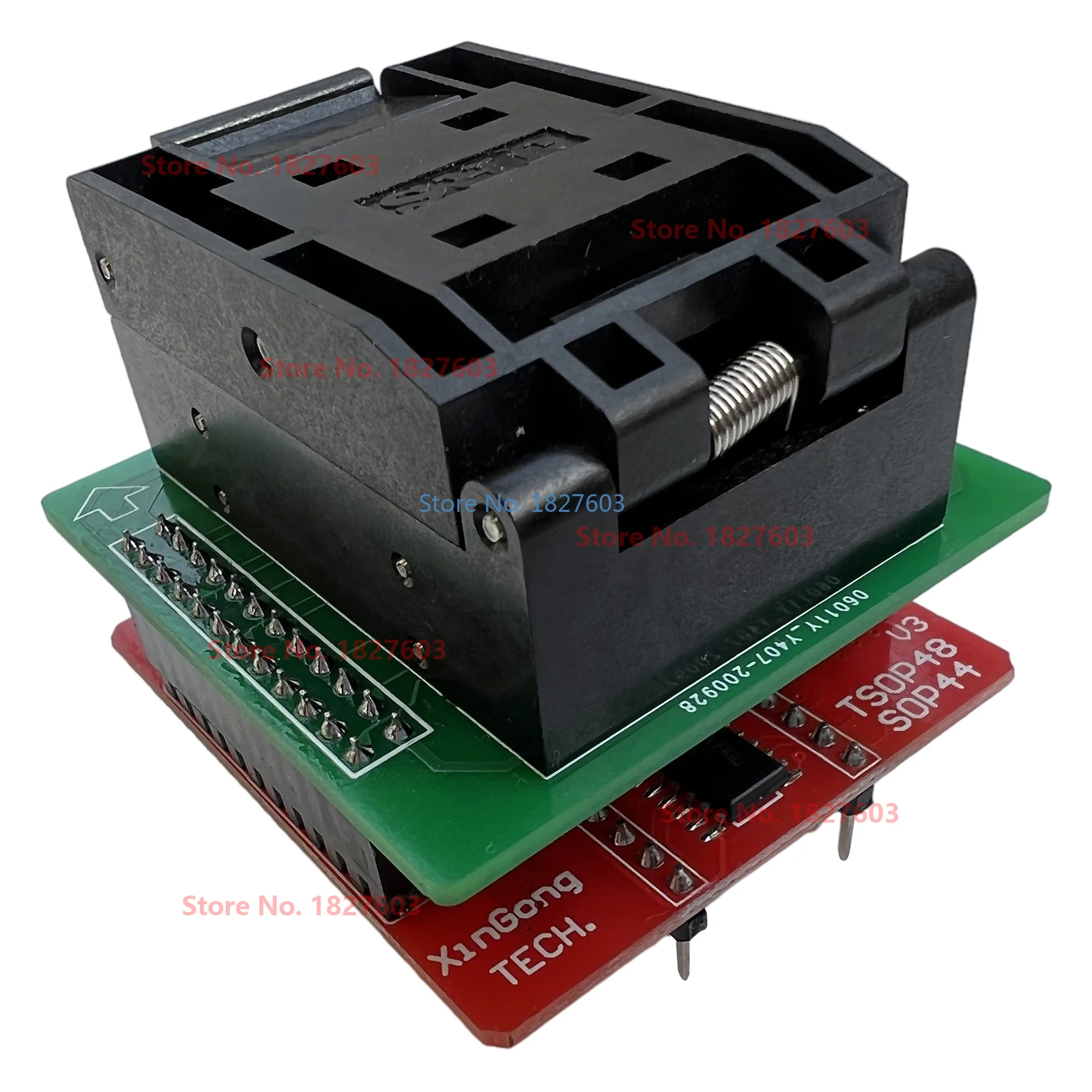 BGA48 adapteris Pikis 0,8 mm + TSOP48/SOP44 V3 bazės valdyba tik XGecu TL866II Plius programuotojas Nuotrauka 1