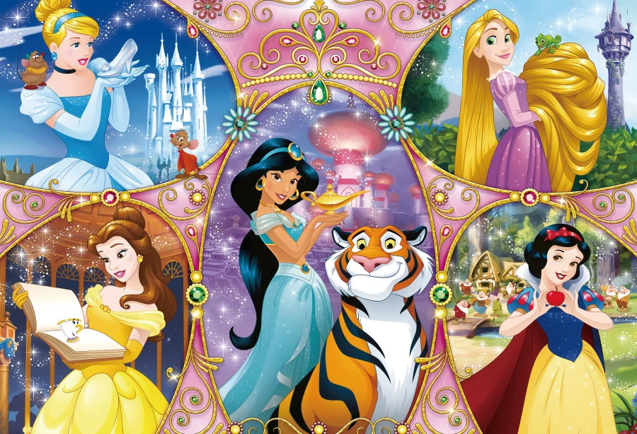 Karšto Animacinių Filmų Disney Princess Šalis Nuotraukų Foną Sniego Baltumo Tapetai Su Gimtadieniu Baby Shower Backdrops Šalies Prekių Nuotrauka 1