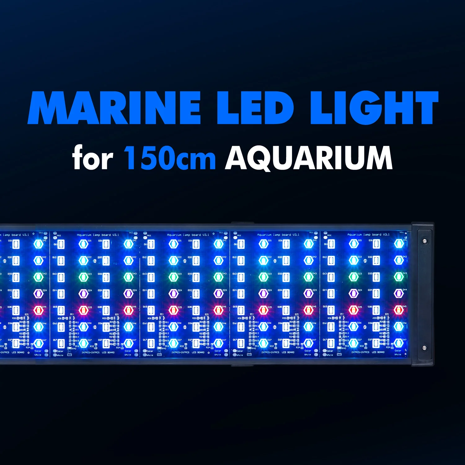 LICAH Jūrų Akvariumas LED ŠVIESOS STD-1500 Nuotrauka 1