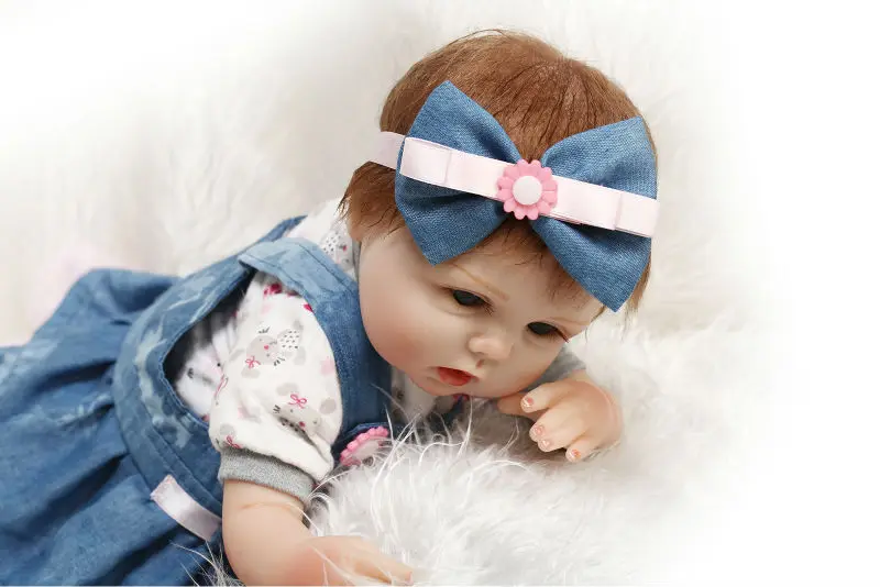Naujausia Nauja 43cm Silikono Atgimsta Boneca Realista Mados Kūdikių Lėlės Princesė Vaikų Gimtadienio Dovana Bebes Lėlės Reborn Nuotrauka 1