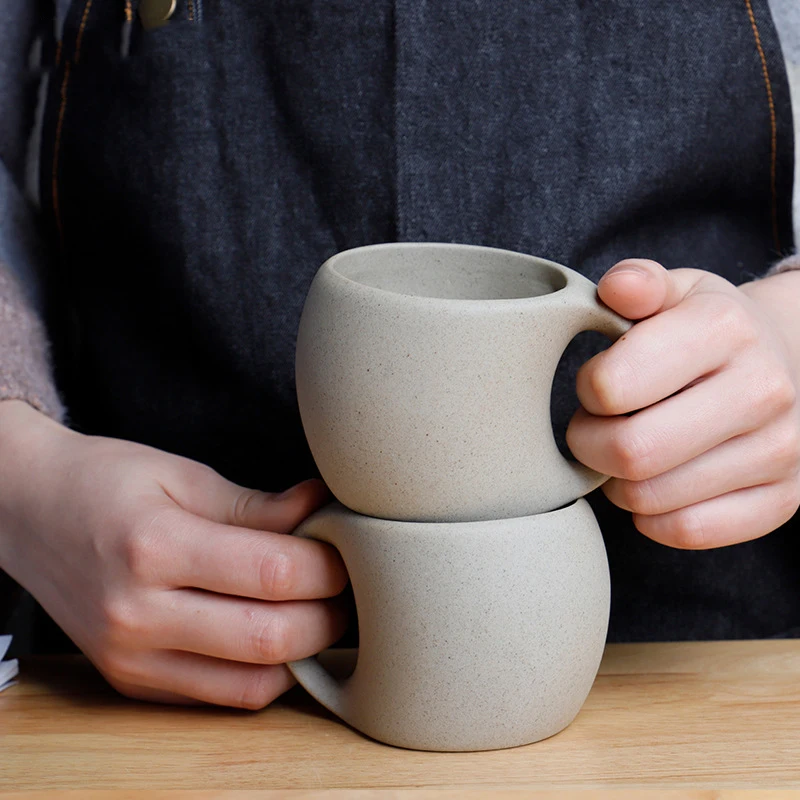 Retro Tauriosios Keramikos Puodelis Kavos Puodelio Pieno Puodelis Namų Japonų Kūrybos TeaCup Office Geriamas Puodelis pusryčiai taurė Nuotrauka 1