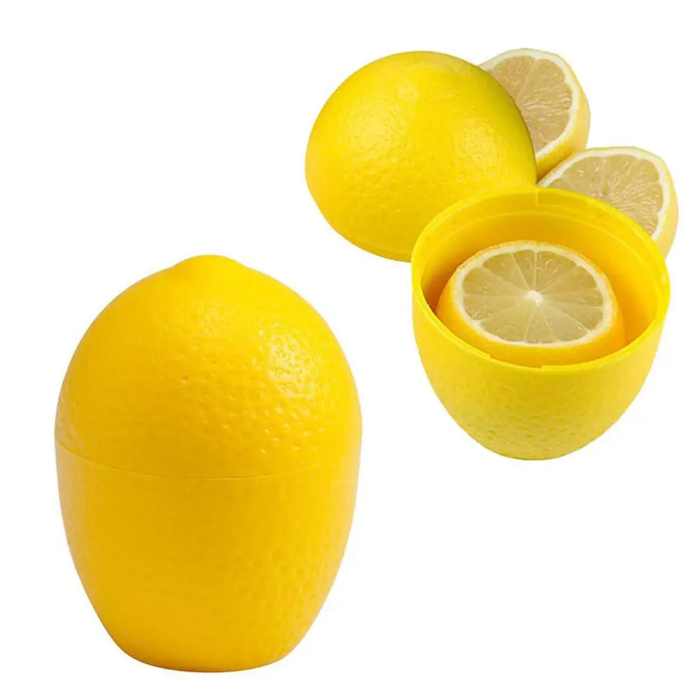 1pc Naujų Šviežių Apelsinų Saugojimo lango Turėtojas Lemon Lime Užsklanda Plastiko Konteinerį Atveju Orange Formos Drėgmei atsparus Langelis Vaisių Nuotrauka 2