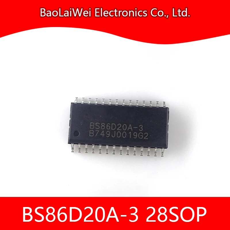5vnt BS86C16A-3 BS86D20A-3 24SOP 28SOP ic chip Elektroninių Komponentų Integriniai Grandynai Touch 
