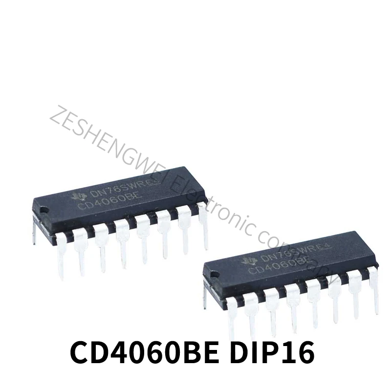 5VNT CD4060BE CD4060 4060 Ripple Atlikti Binary Skaitliukas IC CINKAVIMAS-16 pin Mažos Galios Sandėlyje Nuotrauka 2