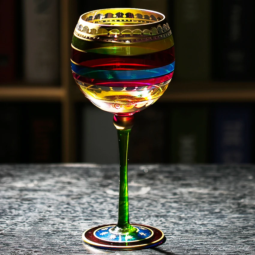 Kūrybos Raižyti gėlės Kristalų kokteilis stiklo vyno taurė goblet šampano taurių vyno taures Bar Hotel šalis vestuvių Drinkware Nuotrauka 2