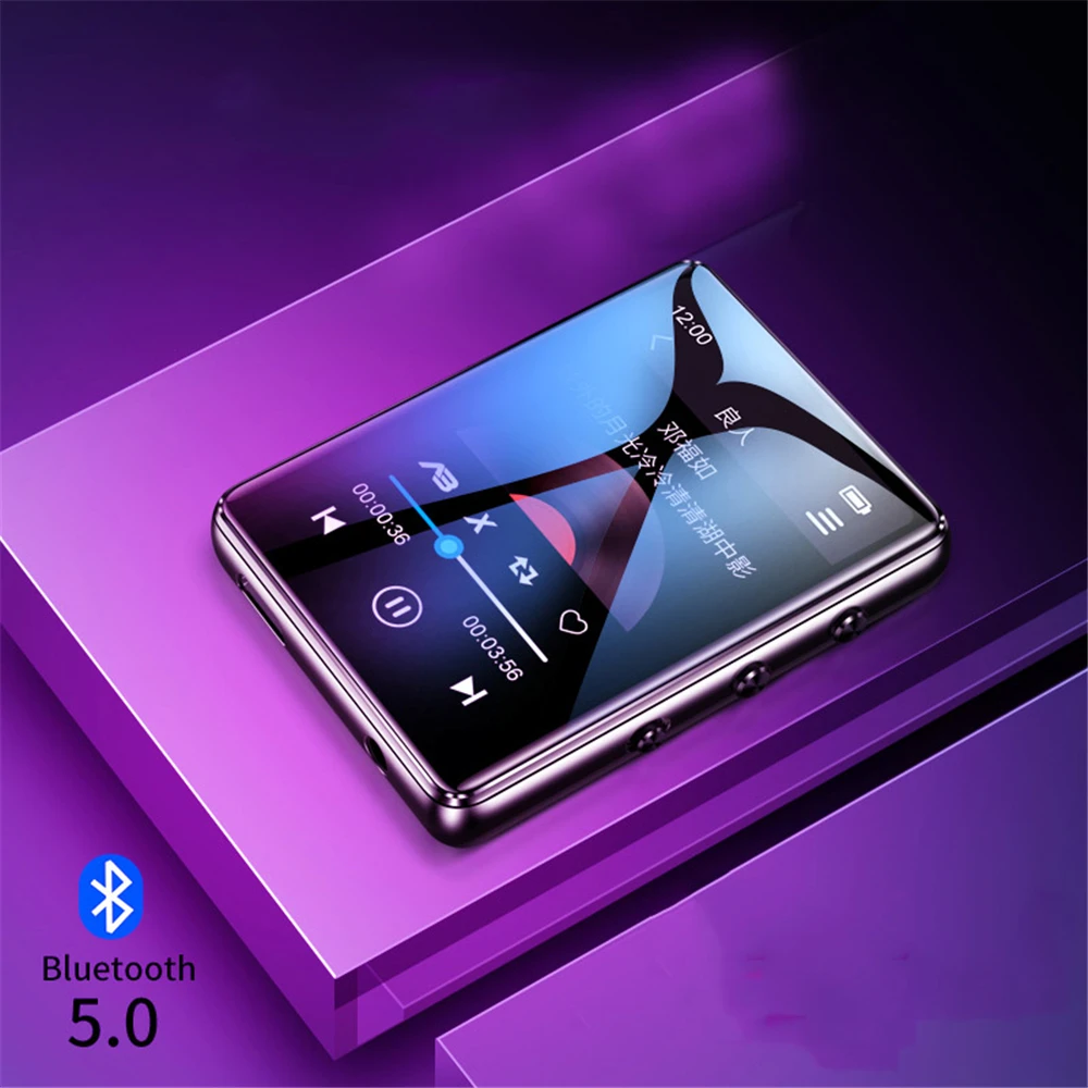 Nauja Versija X60 BT, MP3 Muzikos Grotuvas su touch ekranas ir vidinė 16GB HiFi Nešiojamų walkman su Radijo /FM/ Įrašymas Nuotrauka 2