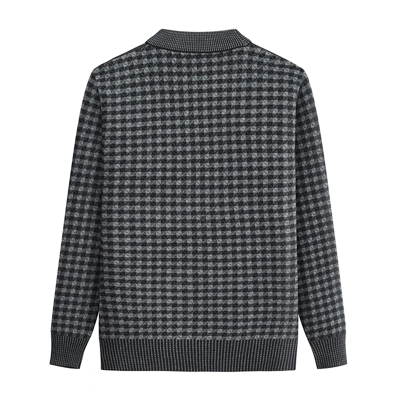 Naujas Mados Sweater Mens Puloveriai Storio Slim Fit Džemperiai Trikotažas Žiemos Korėjos Stiliaus Kasdienių Drabužių Vyrams Nuotrauka 2