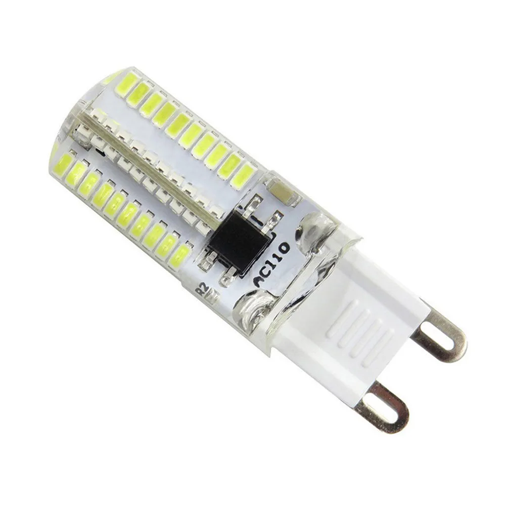 110V, 220V 10VNT G9 5W LED 3014 64SMD Pin Bazinė LED Lemputė Lemputė Šiltai balta/Balta Nuotrauka 3