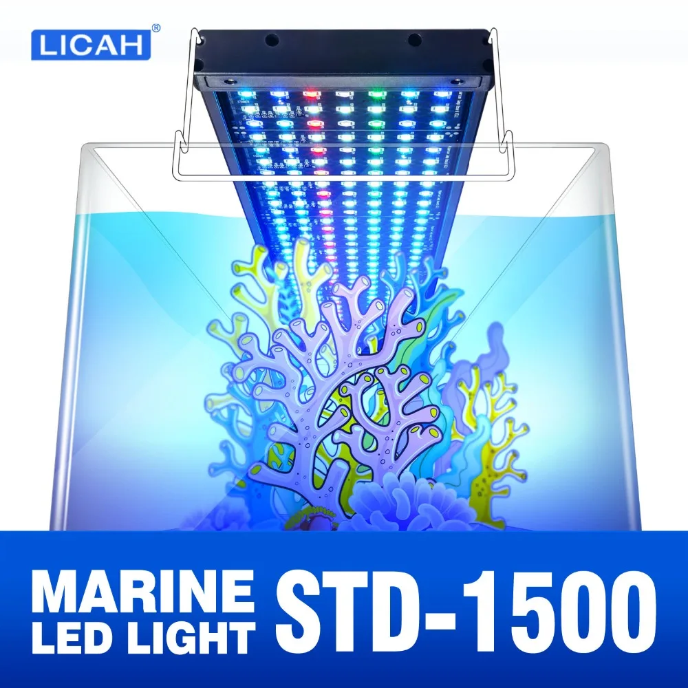 LICAH Jūrų Akvariumas LED ŠVIESOS STD-1500 Nuotrauka 3