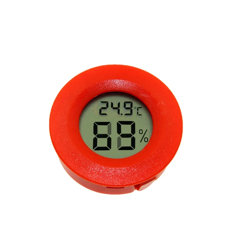 Raundas Elektroninis Termometras LCD Skaitmeniniai Termometrai, Temperatūros Jutiklis Thermograph Matuokliu Detektorius Nuotrauka 3