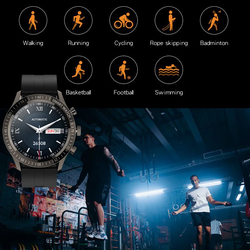 SENBONO MAX5 Naujas Vyrų Smart Žiūrėti 2021 1.32 Colių GPS Fitness Tracker Širdies ritmas, kraujospūdžio Stebėsenos Vandeniui Smartwatch Nuotrauka 3