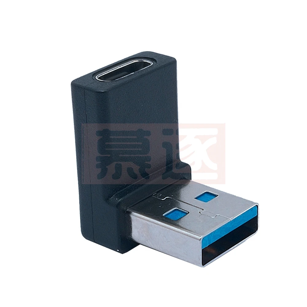 USB C Tipo Moteris USB 3.0 Male Adapter 90 Laipsnių Alkūnė C Tipo Konverteris Adapteris, Skirtas jungikliui LIte PS4 PC Nuotrauka 3