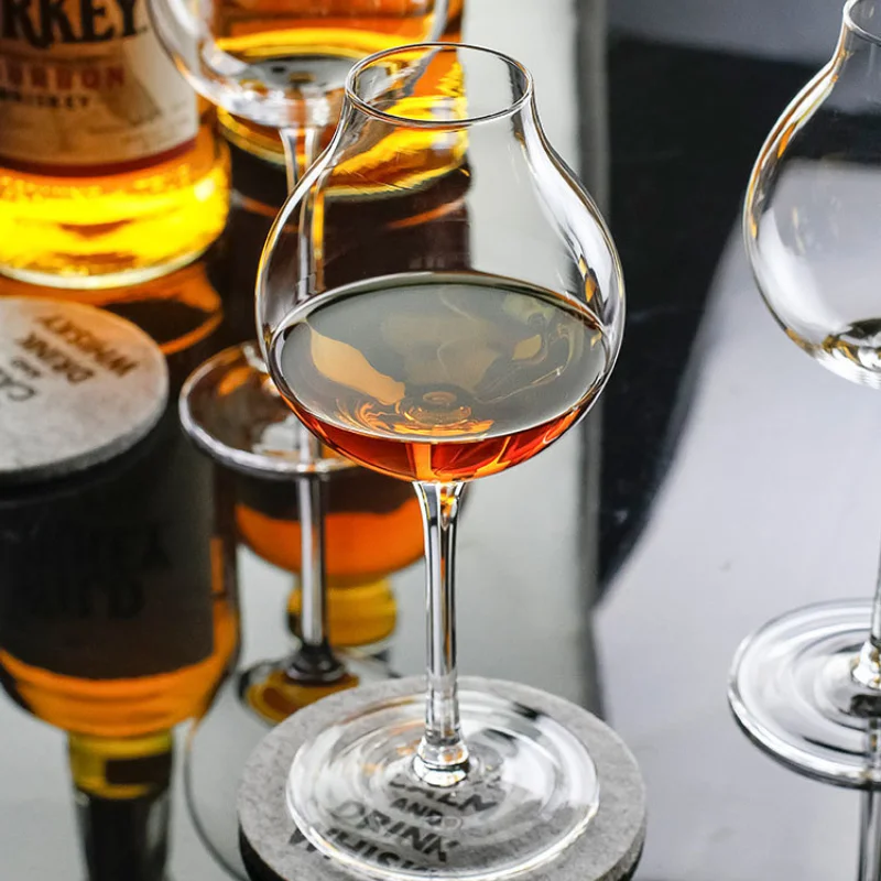 Viskis Kristalų Goblet Britanijos maišytojų Profesionalus Barmenas Ctomore Scotch Taurės Bud Viskis Chivas Regal Vyno Degustacija Stiklo Nuotrauka 3