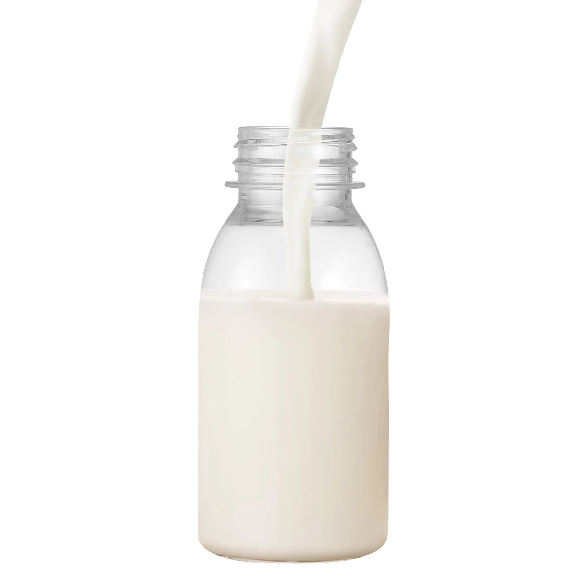 10vnt Skaidraus Plastiko Pieno Saugojimo Butelių Gėrimų Gėrimo Butelį Pieno Gėrimų Gerti Sultis, Bakas Tuščias Saugojimo Butelių Nuotrauka 4