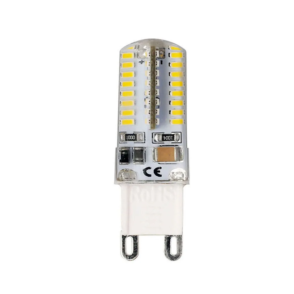 110V, 220V 10VNT G9 5W LED 3014 64SMD Pin Bazinė LED Lemputė Lemputė Šiltai balta/Balta Nuotrauka 4