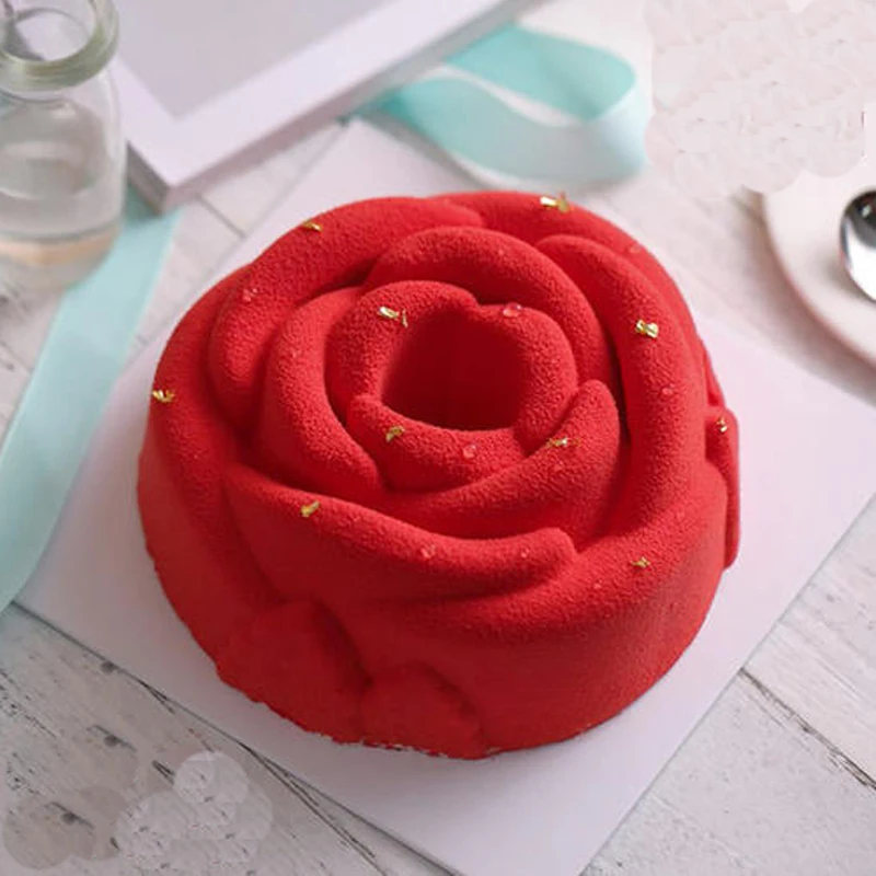 1pcs 6-rožių Žiedų Minkštas Silikono Formos Tortas Šokolado Formos Muilo 3D Torto Formos Saldainiai Dekoravimo Priemonės Pyragas Visos Nuotrauka 4