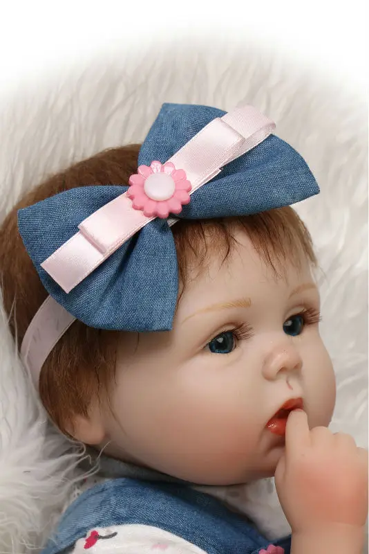 Naujausia Nauja 43cm Silikono Atgimsta Boneca Realista Mados Kūdikių Lėlės Princesė Vaikų Gimtadienio Dovana Bebes Lėlės Reborn Nuotrauka 4