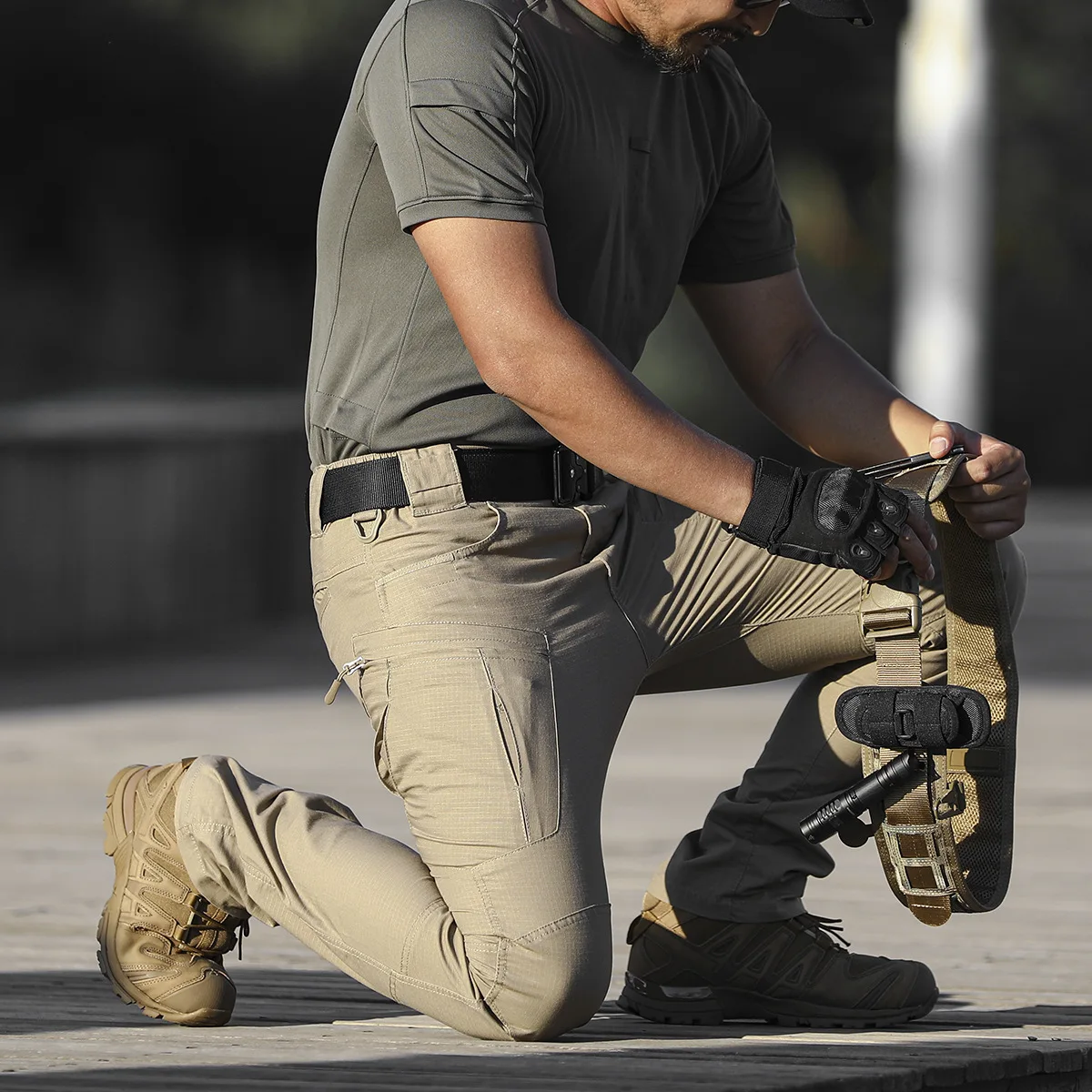 PAVEHAWK Vasaros X5 Krovinių Kelnės Vyrams Armijos Karinės Taktinės Kelnės Streetwear Jogger Turistiniai Žygiai, Kalnų, Darbo Turizmo Kelnės Nuotrauka 4