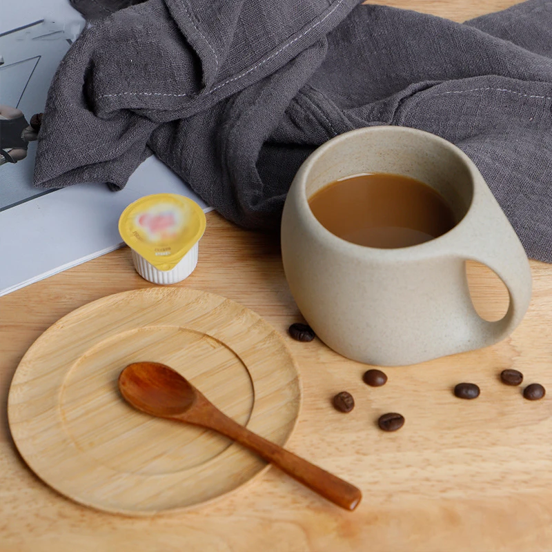 Retro Tauriosios Keramikos Puodelis Kavos Puodelio Pieno Puodelis Namų Japonų Kūrybos TeaCup Office Geriamas Puodelis pusryčiai taurė Nuotrauka 4