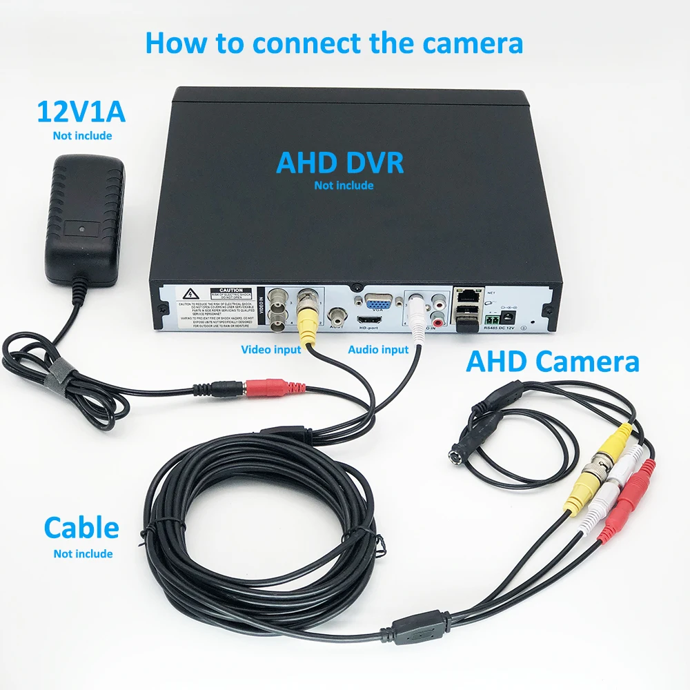 Mažas Mini 2MP HD Kamera 1080P 720P HAINAUT Kamera Su Garsu 3,6 mm Objektyvas, Patalpų CCTV Vaizdo Garso Kamera HD HAINAUT DVR Sistema Nuotrauka 5