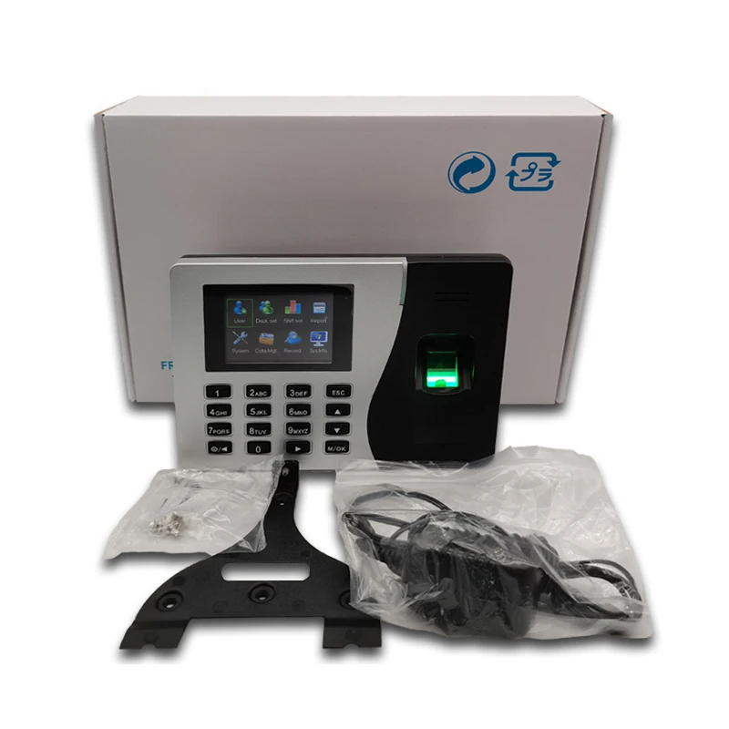ZK K14 TCP/IPTime Lankomumo Sistemos Darbuotojų Office Mašina, Laikrodis, USB Biometrinių pirštų Atspaudų Įrašyti Neprivaloma Baterija Nuotrauka 5