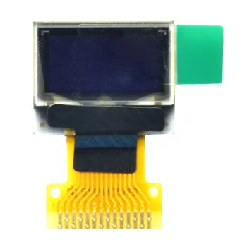 0.49 colių OLED 14pin balta mėlyna 64*32 dot matrix display SSD1315 yra suderinama su SSD1306