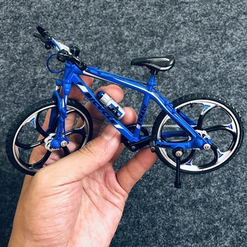 1:10 Mini Diecast Lydinio Dviračio Modelis, Metalo Lenktynių Piršto Kalnų dviračių Kišenėje nešiojami modeliavimas Surinkimo Žaislai vaikams