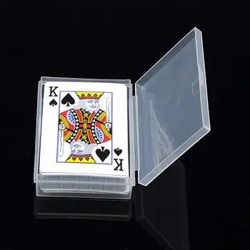 1/2vnt Skaidraus Plastiko Kortų Deck Box Taro Konteinerių Pokerio PP Saugojimo Bylos Raštas Rankovėmis Pakavimo stalo Žaidimas