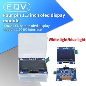 1.3 colių oled IIC Serijos Balta Mėlyna OLED Ekranas Modulis 128X64 I2C SSD1306 12864 LCD Ekranas Valdybos VDD GND SCK SDA už Arduino
