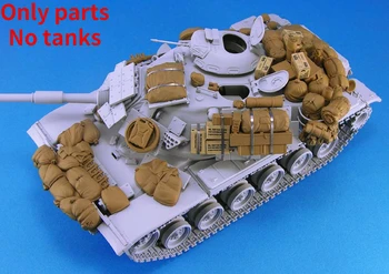 1:35 Die-casting Dervos Modelio Surinkimo Rinkinys, JAV-M60A1 Patton Pagrindinis Tankas Kaupimo Pakeitimo (Nr. Ėsdinimo)