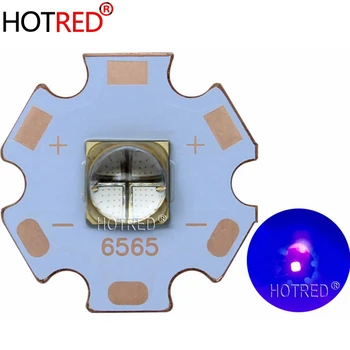 10VNT 10W 12W LG6565 UV Led vertikalios Raudonos Šviesos kvarco stiklo Chip 365nm 395nm 400nm 405nm Diodų Ultravioletinių Spausdintuvo Sūdymo
