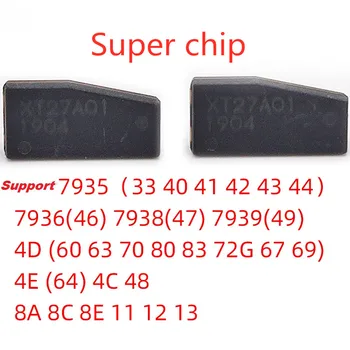 10vnt/daug Xhorse VVDI Super Chip XT27 XT27A66 A01 auto atsakiklis pagrindinių lustą