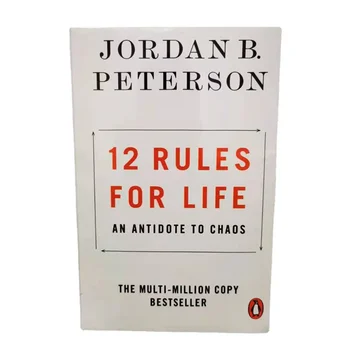 12 Taisykles Gyvenimas:Priešnuodis Chaosas Jordanijos B. Petersonas anglų Skaityti Knygas Klasikinis Būtina Perskaityti Žinomų Knygų