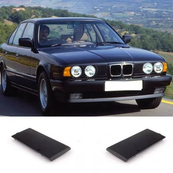 1Pair Automobilio Bamperio Kablio uždengimas Bžūp Buksyravimo Skylės Dangtelis Priekaba Apdaila riba-BMW E34 525I 530I 535I 540I 1988-1996