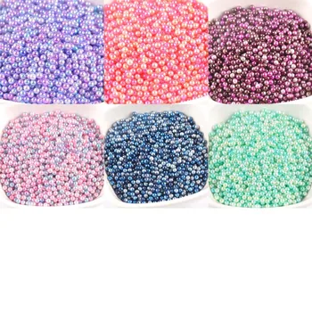 2,8 mm 1000pcs 6 spalvų perlų Puošmenų Scrapbooking Amatų YK0730