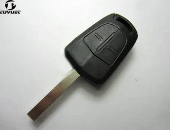 2 Mygtukus Pakeisti Nuotolinio Klavišą Lukštais, Opel, Vauxhall Astra Automobilių Raktas Ruošiniai Atveju