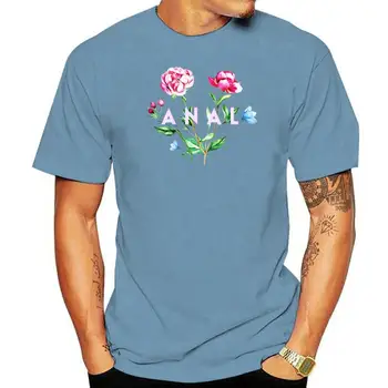 2022 apvalios kaklo marškinėliai vyrams vasaros vyrų trumpi marškinėliai Analinis (Gėlės) Marškinėliai