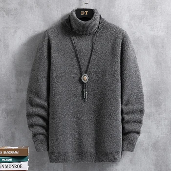 2022 naujas vyrų megztinis,vyriški apvalios kaklo megztinis integruota aksomo, žiemą šiltas megztinis,atsitiktinis mados drabužių sizeM-3XLitem 817